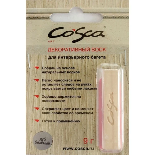Воск мягкий Cosca Дуб белёный на otdelka1.ru