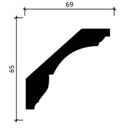 Карниз Decor Dizayn DD17