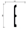 Плинтус полимерный Decor Dizayn 706-81SH на otdelka1.ru