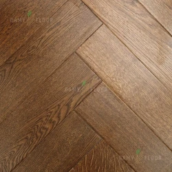 Массивная доска Damy Floor Английская елочка Ореховый Селект