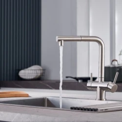 Смеситель для кухни EMAR ЕС-7017 Black