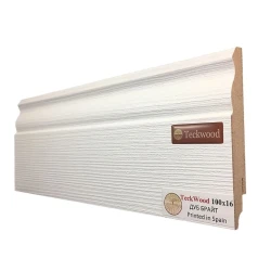 Плинтус МДФ Теквуд / Teckwood 100 мм Дуб Брайт