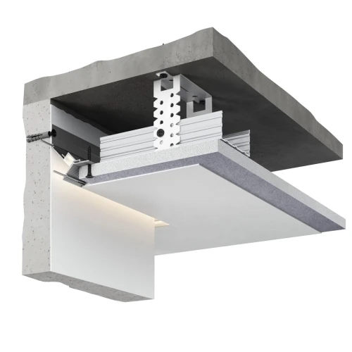 Потолочный профиль Decaro D005 Черный анодированный на otdelka1.ru