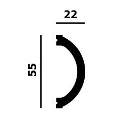 Молдинг из дюрополимера Перфект Плюс P212