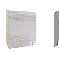 Плинтус шпонированный Finitura Dekor 83x19 №010