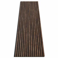 Акустическая реечная панель Cosca Дуб Барон темный 2750 мм