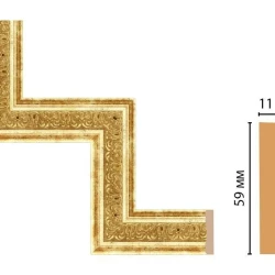 Декоративный угловой элемент Decomaster 164-1-126