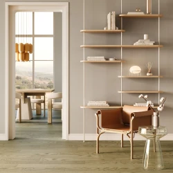 Кварцевый паркет Quartz Parquet Классик 5/06 мм 1258-55 Дуб Флэт Уайт