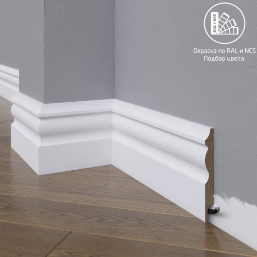 Плинтус МДФ Madest Decor 14-100-12 окрашенный по RAL/NCS на otdelka1.ru