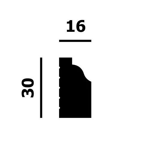 Молдинг Perfect / Перфект P182 на otdelka1.ru
