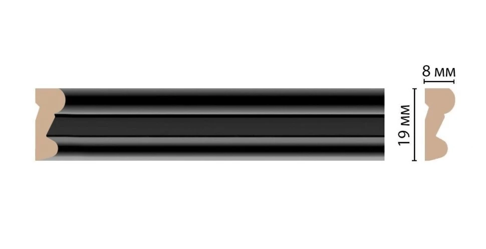 Молдинг Decomaster D007-195 на otdelka1.ru