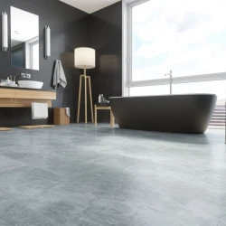 Кварц-виниловый Ламинат Fargo Stone 61S455 Дымчатый Меланит