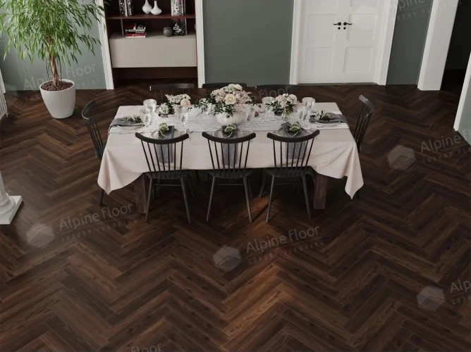 Ламинат Альпайн флор / Alpine floor Herringbone 12 LF105-14 Дуб Абруццо на otdelka1.ru