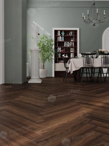 Ламинат Альпайн флор / Alpine floor Herringbone 12 LF105-14 Дуб Абруццо на otdelka1.ru
