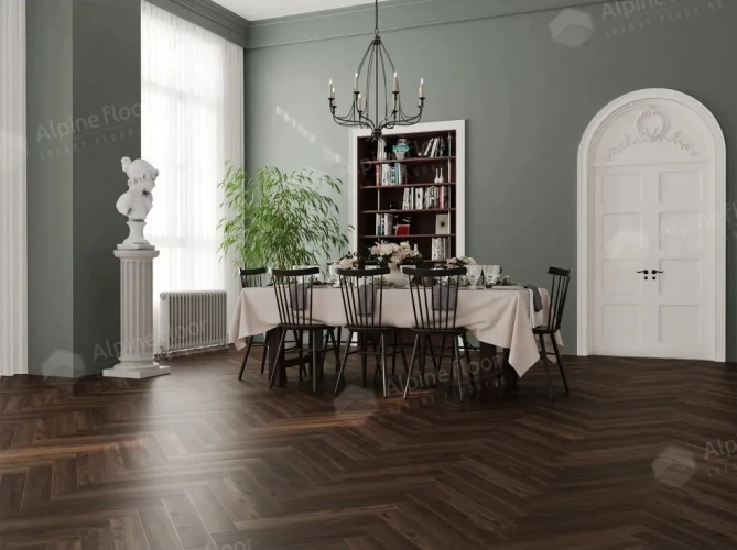 Ламинат Альпайн флор / Alpine floor Herringbone 12 LF105-14 Дуб Абруццо на otdelka1.ru
