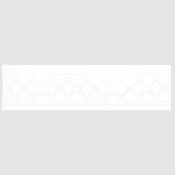 Молдинг Cosca 80-1 Трельяж Белый мат W80(2)D/W27