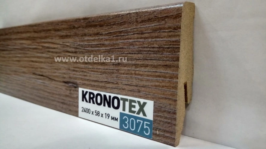 Плинтус МДФ Кронотекс / Kronotex 3075 Дуб рип на Otdelka1.ru