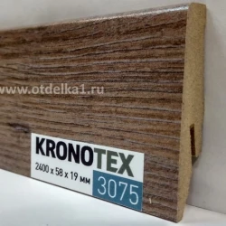 Плинтус МДФ Кронотекс / Kronotex 3075 Дуб рип