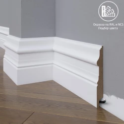 Плинтус МДФ Madest Decor 15-136-18 окрашенный по RAL/NCS