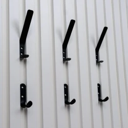 Вешалка настенная Evrowood VMS04 белая на белом