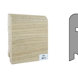 Плинтус шпонированный Finitura Dekor 83x19 №012