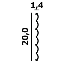 Декоративные стеновые 3D панели Perfect / Перфект P129