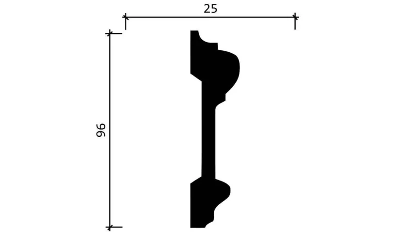 Молдинг Decor Dizayn DD601 на otdelka1.ru