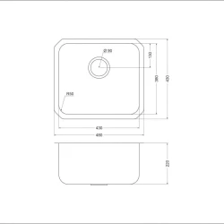 Мойка для кухни Oulin OL-U104