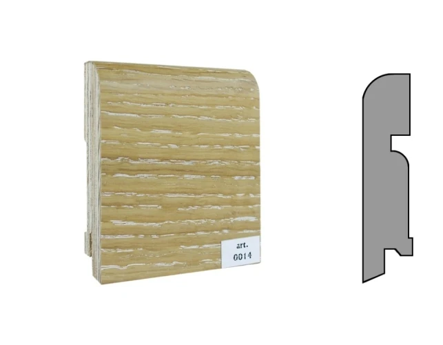 Плинтус шпонированный Finitura Dekor 83x19 №014 на otdelka1.ru