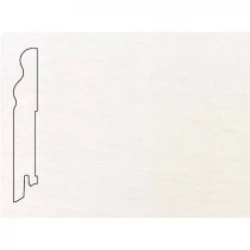 Плинтус шпонированный Педрос / Pedross Белый гладкий 95 х 15 SEG 100