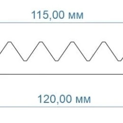 Стеновая панель Evrowood PL06 Зигзаг