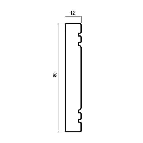 Молдинг Cosca 80-1 Трельяж слон. кость W1080-1/W25 на otdelka1.ru