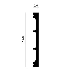 Молдинг из дюрополимера Перфект Плюс P225