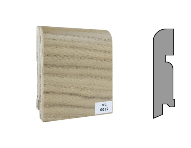 Плинтус шпонированный Finitura Dekor 83x19 №015 на otdelka1.ru