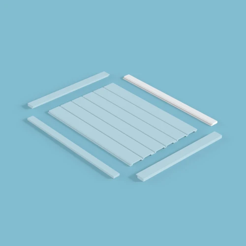 Молдинг финишный Cosca MF001 46х12 2800мм Экополимер на otdelka1.ru