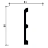 Плинтус полимерный Decor Dizayn 706-90SH на otdelka1.ru