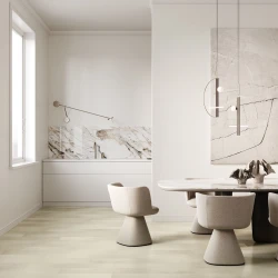 Кварцевый паркет Quartz Parquet Классик 7/1.2 мм 400-56 Клён Американский Белый