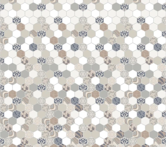 Виниловый ламинат Novita Дизайнерские 3D полы Соты