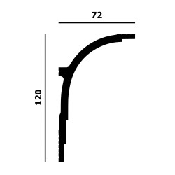 Карниз потолочный Перфект Плюс P190