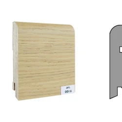 Плинтус шпонированный Finitura Dekor 83x19 №016