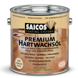 Масло с твердым воском Saicos Premium Hartwachsol 3200 п/мат 0.75л