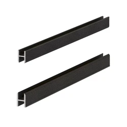 Теневая рейка Laconistiq Dual Черный Муар