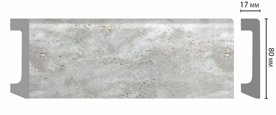 Плинтус напольный Decomaster D235-1629G на otdelka1.ru