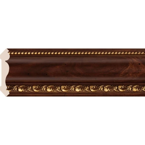 Карниз Cosca 107 красное дерево с золотом 154-1084 на Otdelka1.ru