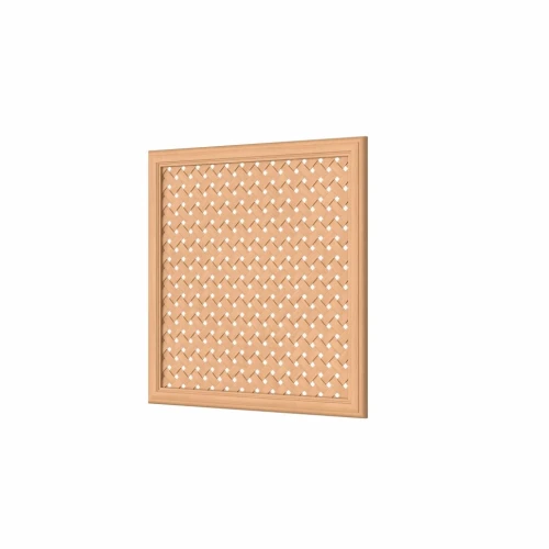 Экран для радиатора Cosca  Массив 600х600 мм бук массив наполнение диагональ рамка