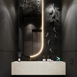 Композитная стеновая панель Decoplume Wave 6