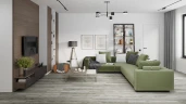 Кварц-виниловая плитка Damy Floor Family клеевая Дуб Рустикальный Cерый на otdelka1.ru