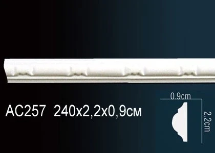 Молдинг с рисунком Perfect / Перфект AC257F на Otdelka1.ru