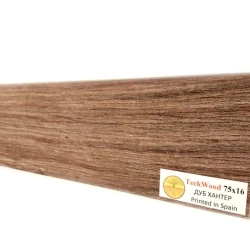 Плинтус МДФ Теквуд / Teckwood 75мм дуб хантер