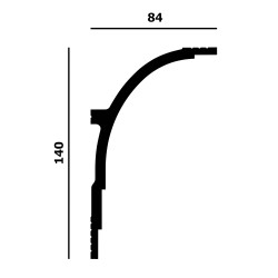 Карниз потолочный Перфект Плюс P191